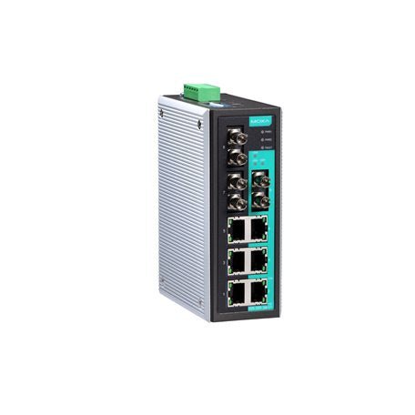 Moxa EDS-309-3M-ST Industrial Ethernet Switch offering reliable industrial communication and robust design.