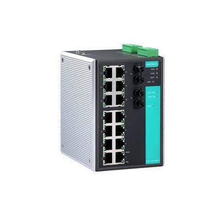 Moxa EDS-516A-MM-ST Industrial Ethernet Switch for reliable industrial communication and robust design.