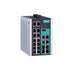 Moxa EDS-518E-4GTXSFP-T Industrial Ethernet Switch with robust industrial design and enhanced communication capabilities.