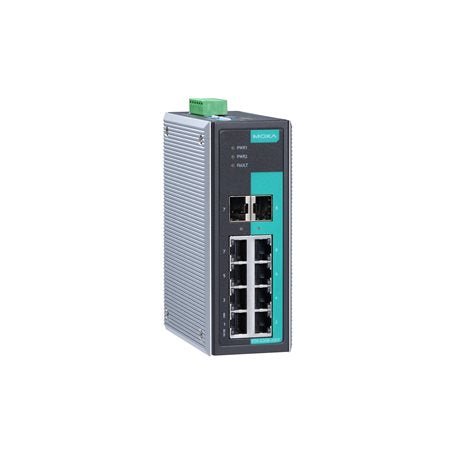 Moxa EDS-G308-2SFP Industrial Ethernet Switch featuring robust and reliable performance