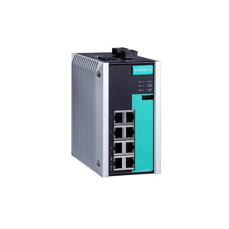 Moxa EDS-G508E-T Industrial Ethernet Switch with robust industrial-grade design and high-performance operation.