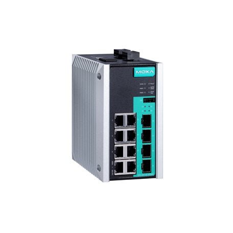 Moxa EDS-G512E-4GSFP Industrial Ethernet Switch designed for reliable industrial communication.