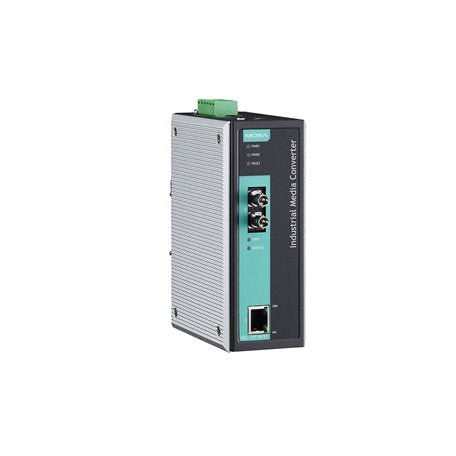 Moxa IMC-101-M-ST Industrial Media Converter for efficient media conversion and reliable industrial communication.