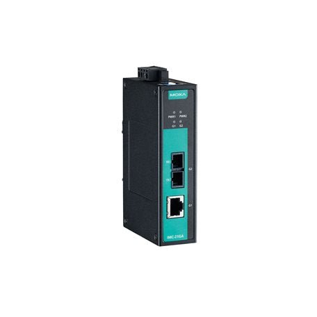 Moxa IMC-21GA-LX-SC Industrial Media Converter providing reliable ethernet media conversion.
