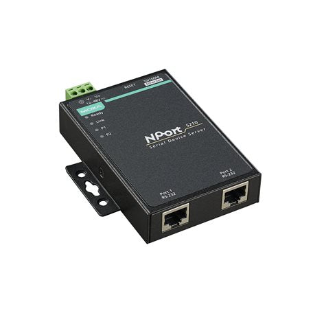 Moxa 5210 Serial Device Server providing reliable industrial communication and robust design.