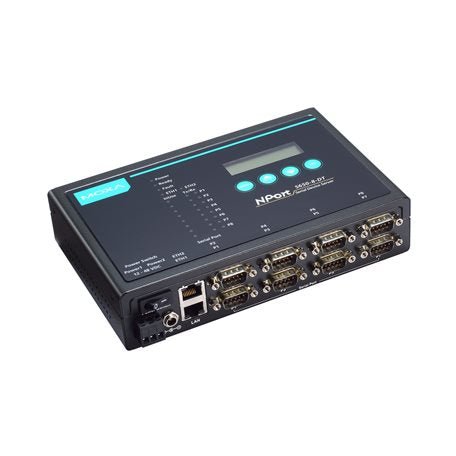 Moxa NPORT 5650-8-DTL Serial Device Server with reliable industrial communication.