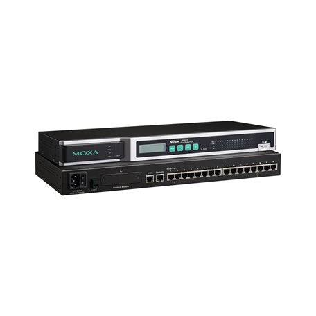 Moxa NPort 6650-16 Serial Device Server, ideal for reliable industrial communication in harsh environments.