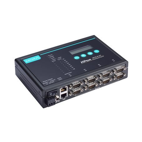 Moxa NPORT5610-8-DT Serial Device Server providing reliable industrial communication