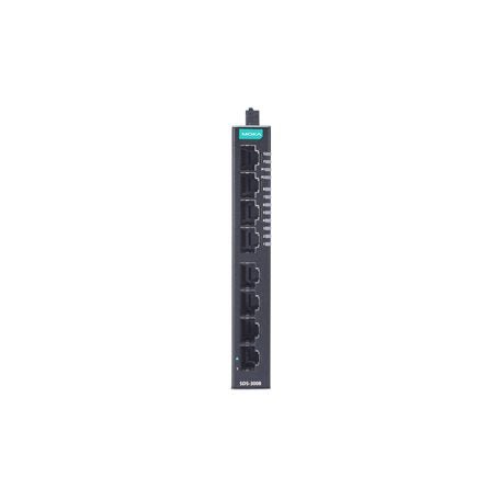 Moxa SDS-3008 Industrial Ethernet Switch designed for robust industrial applications.
