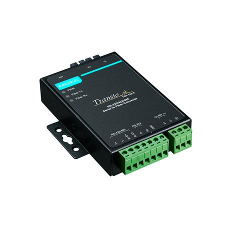 Moxa TCF-142-S-SC-T Serial to Fiber Converter, reliable industrial communication device.