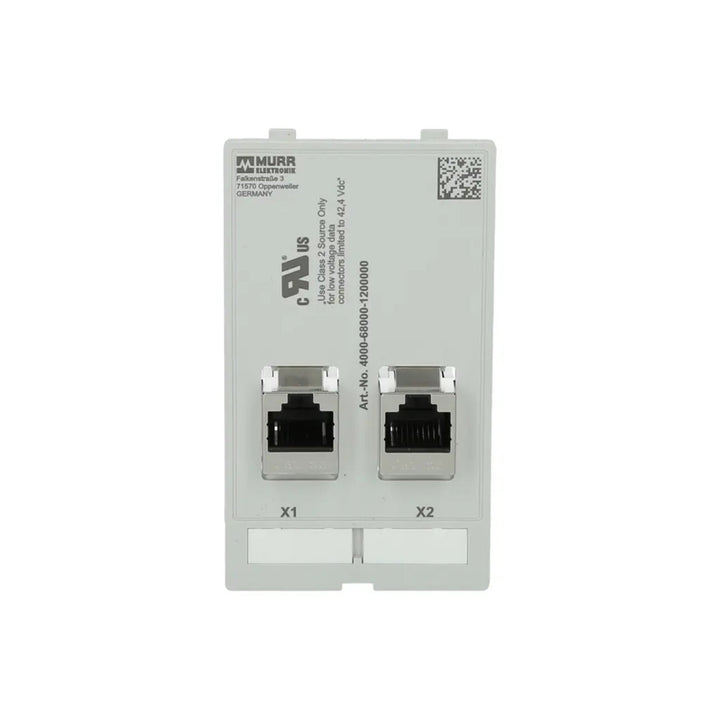 Murrelektronik 4000-68000-1200000 Cube67 module with 8 digital inputs, 4 outputs, and IP67 protection for automation.