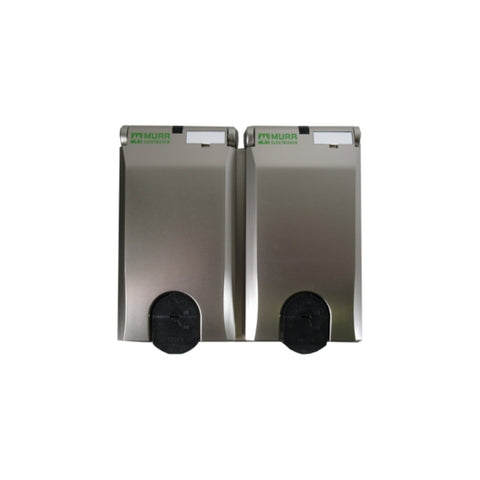 Murrelektronik 4000-68123-0000000 M12 5-pin female panel mount connector, front fastening, IP67-rated.