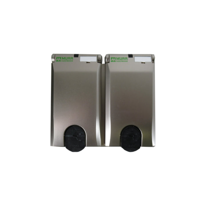 Murrelektronik 4000-68123-0000000 M12 5-pin female panel mount connector, front fastening, IP67-rated.