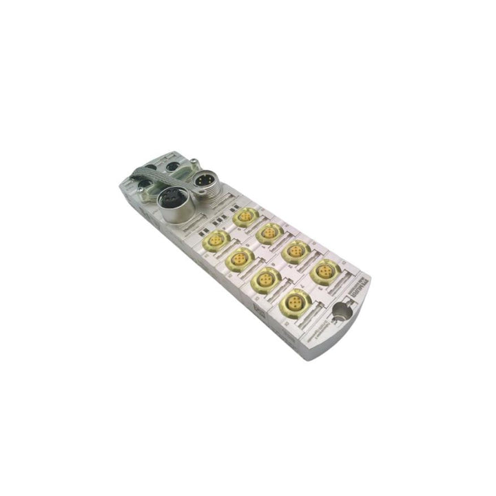 Murrelektronik 55556 M8 3-pin straight male connector with screw terminals, IP67-rated for industrial automation.