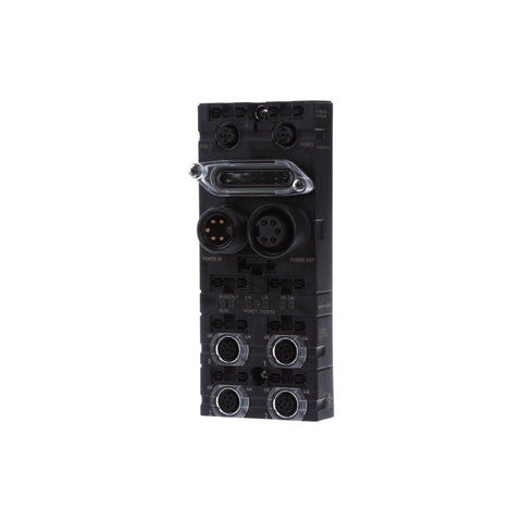 Murrelektronik 56526 M12 4-pin straight male connector with screw terminals and IP67 protection.