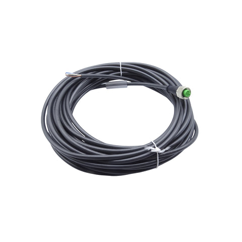 Murrelektronik 7000-12221-6241000 M12 4-pin sensor cable, 10m PUR jacket, IP67 rated for automation systems.