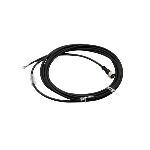 Murrelektronik 7000-12221-6340500 M12 5-pin straight female cordset with 5m PUR cable and IP67 protection.