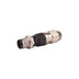 Murrelektronik 7000-12481-0000000 M12 4-pin straight shielded male connector with IP67 protection.