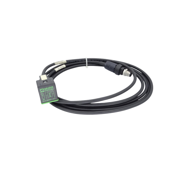 Murrelektronik 7000-18021-6160500 M8 3-pin straight female cordset with 5m PUR cable and IP67 protection.