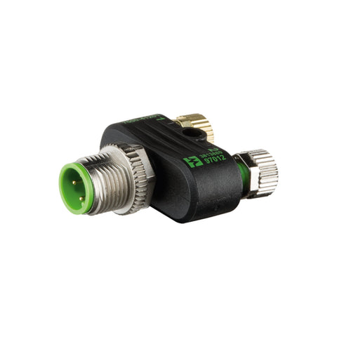 Murrelektronik 7000-41201-0000000 M12 4-pin straight panel mount connector, front mount, IP67-rated for automation.