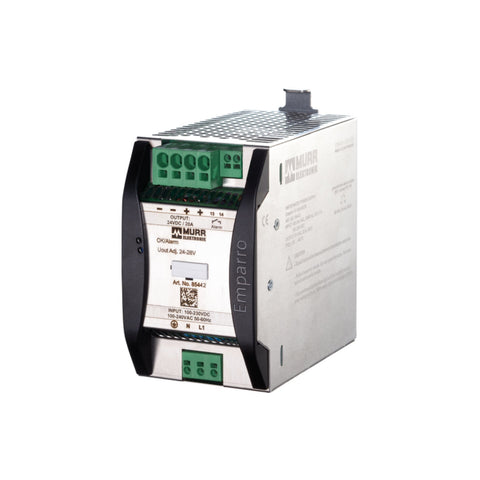 Murrelektronik 85442 M8 4-pin straight male connector, shielded, IP67-rated for industrial automation.