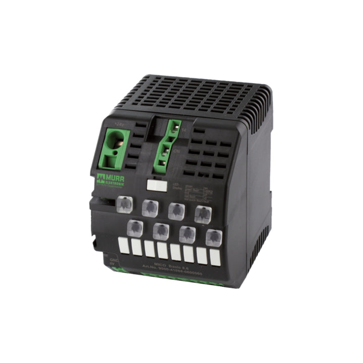 Murrelektronik 9000-41068-0400000 M12 4-port 4-pin passive distribution box, IP67-rated for automation use.