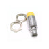Turck NI14-M18-AP6X-H1141 M18 inductive proximity sensor, 14 mm range, PNP NO output, metal housing.