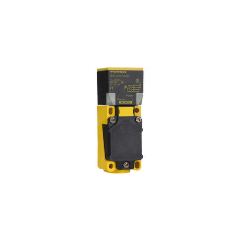 Turck NI35-CP40-VP4X2 rectangular inductive sensor, 35 mm range, PNP/NPN universal.