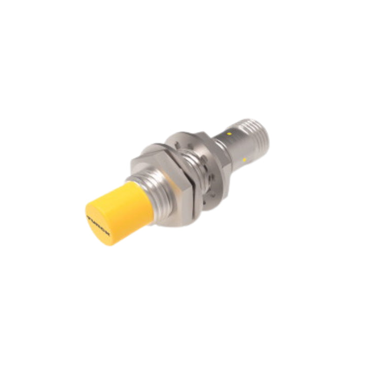 Turck NI8-M12-AP6X-H1141 inductive proximity sensor, 8 mm range, PNP NO output, M12 metal housing.