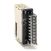 Omron CJ1W-AD081-V1 analog input module with 8 channels, multiple input ranges, and 13-bit resolution for CJ-series PLCs.