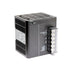 Omron CJ1W-PA205R power supply unit, 100–240V AC input, 5V/5A output with RUN relay, for CJ1 and CJ2 PLC systems. DIN rail mount.
