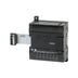 Omron CP1W-DA041 4-channel analog output module with 12-bit resolution for voltage and current control in CP-Series PLCs.