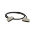 Omron CS1W-CN713 USB programming cable for CS/CJ Series PLCs, connects PC to peripheral port for programming and monitoring.