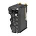 Omron NX-EIC202 EtherNet/IP Coupler Unit with dual RJ45 ports, supporting up to 63 NX I/O modules for scalable industrial automation integration.