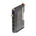 Omron NX-PF0730 power supply unit with 24 VDC input and 7 A output for NX Series I/O modules, compact DIN rail design with short-circuit protection.