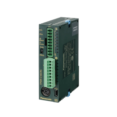 Panasonic AFP0RC14RS FP0R PLC CPU with 14 I/O and RS232C. Compact, high-speed controller for industrial automation applications.