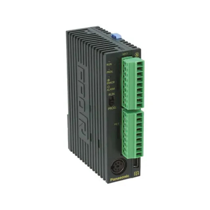 Panasonic AFP0RE8RS expansion unit with 4 inputs and 4 relay outputs for FP0R PLCs. Compact, DIN-mountable module for industrial automation.