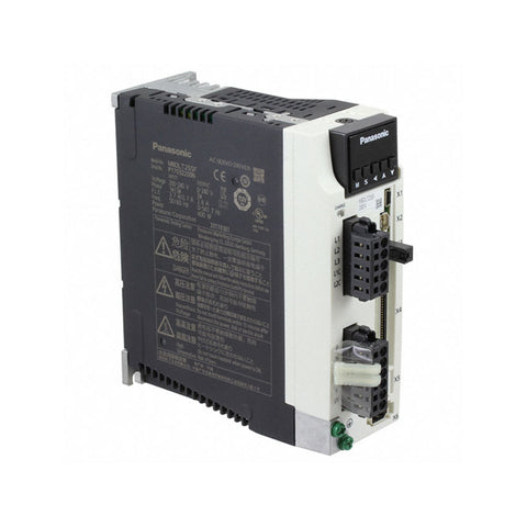 Panasonic MBDLT25SF servo driver, 400 W, 200V AC, MINAS A6 series. Compact, high-speed motion control for automation systems.