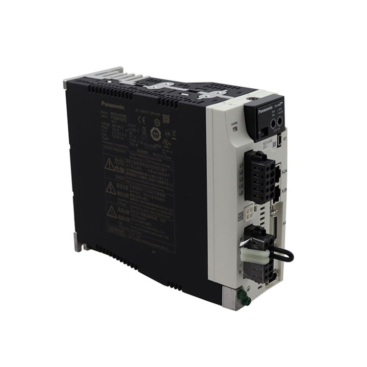 Panasonic MCDLN35BE 1 kW servo driver with EtherCAT. MINAS A6 compact drive for robotics, packaging, and precision motion control.