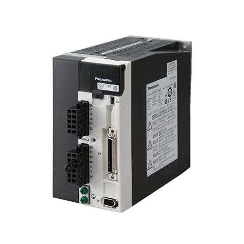 Panasonic MDDHT3530E servo driver, 1 kW, 230V AC input, MINAS A5 series for precise industrial motion control.