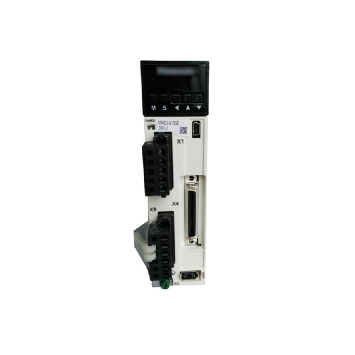 Panasonic MDDLN55BE servo driver, 1.5 kW, EtherCAT, high-speed MINAS A6B series controller for industrial motion control systems.