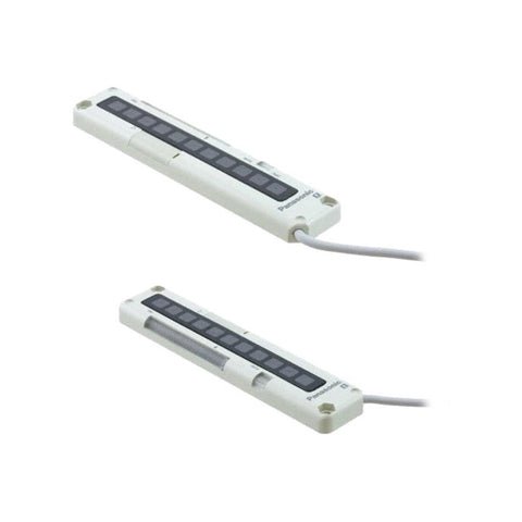 Panasonic NA1-11-PN ultra-thin area sensor with 11 beams and PNP output. Compact detection for tight spaces in automation systems.