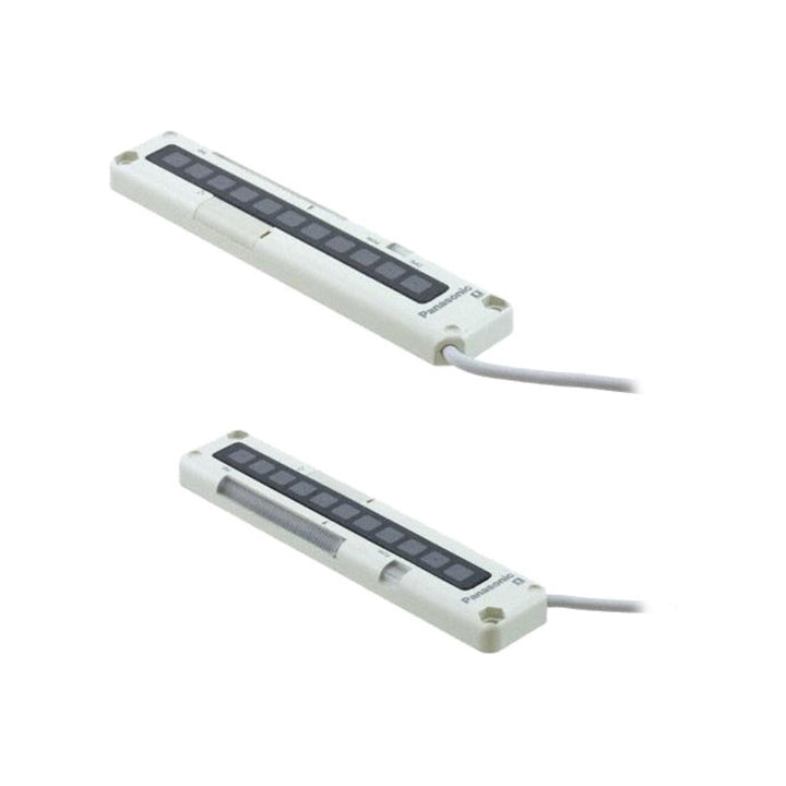 Panasonic NA1-11-PN ultra-thin area sensor with 11 beams and PNP output. Compact detection for tight spaces in automation systems.