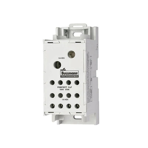 Bussmann PDBFS377 power distribution block, 570 A, 600 V, IP20 finger-safe
