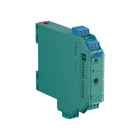 Pepperl+Fuchs KFD2-UT2-Ex1 (248764) 1-channel temperature converter, 4–20 mA output, supports RTD and thermocouple inputs, SIL 2 certified.