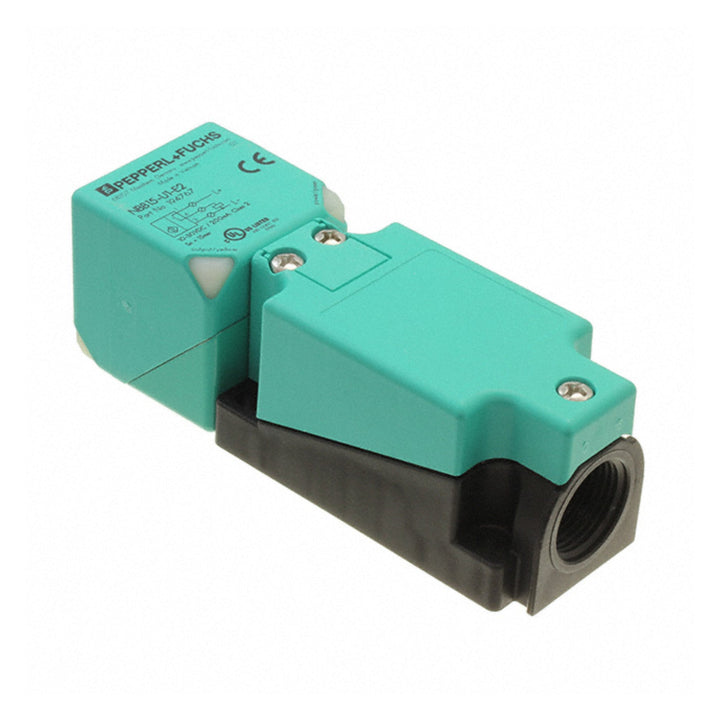 Pepperl+Fuchs NBB15-U1-E2 inductive proximity sensor with 15 mm sensing distance and 10–30 V DC operation for industrial automation.