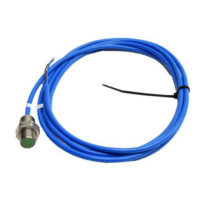 Pepperl+Fuchs NJ2-11-N-G inductive sensor with 2 mm flush mounting, NAMUR output, and stainless steel housing for industrial applications.