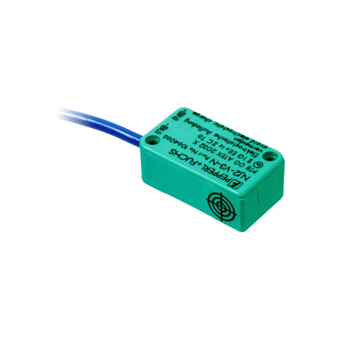 Pepperl+Fuchs NJ2-V3-N inductive sensor, NAMUR output, 2mm flush mount, M12 connector, IP67-rated, part no. 70133090.
