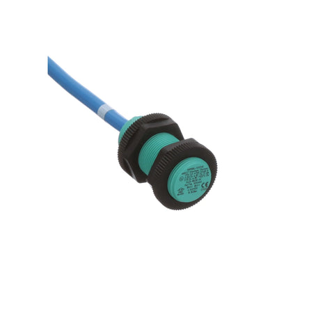 Pepperl+Fuchs NJ5-18GK-N inductive proximity sensor, 5mm sensing distance, NAMUR NC, 8.2V DC, M18 threaded housing, IP66/IP68 rated.