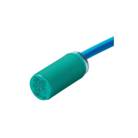 Pepperl+Fuchs NJ8-18GK-N M18 inductive sensor with 8 mm non-flush sensing range, NAMUR NC output, and IP68 rating for industrial automation.